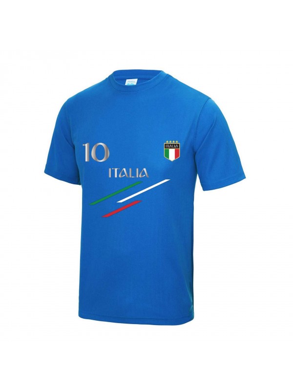 Maillot - Tee shirt de foot Italie homme bleu royal