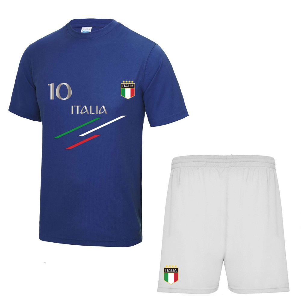 Ensemble de sport short et maillot de foot Italie homme