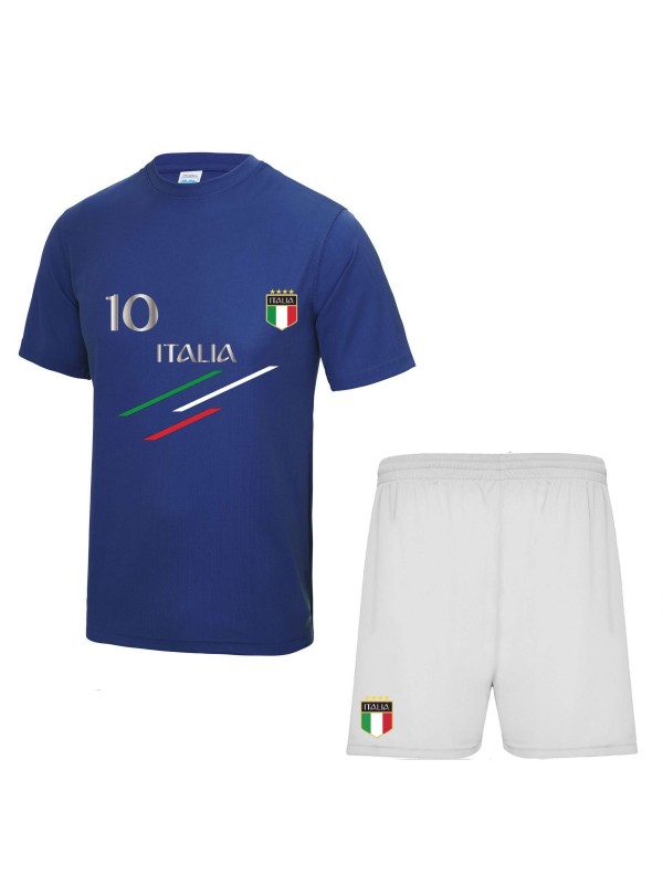 Ensemble de sport short et maillot de foot Italie homme