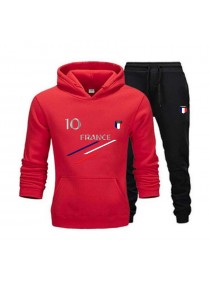 Jogging France enfant rouge