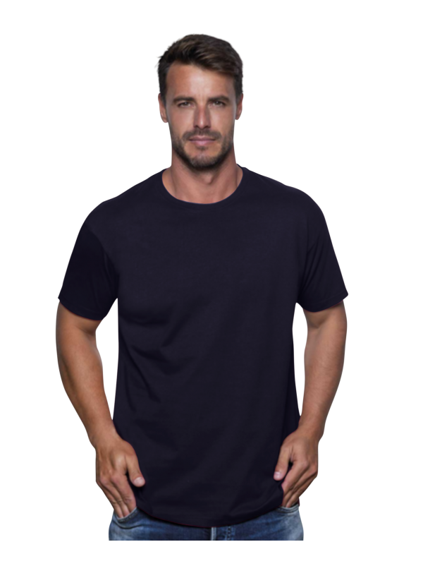 Tee shirt Homme JHK 100% Coton bleu marine   XS au 5XL