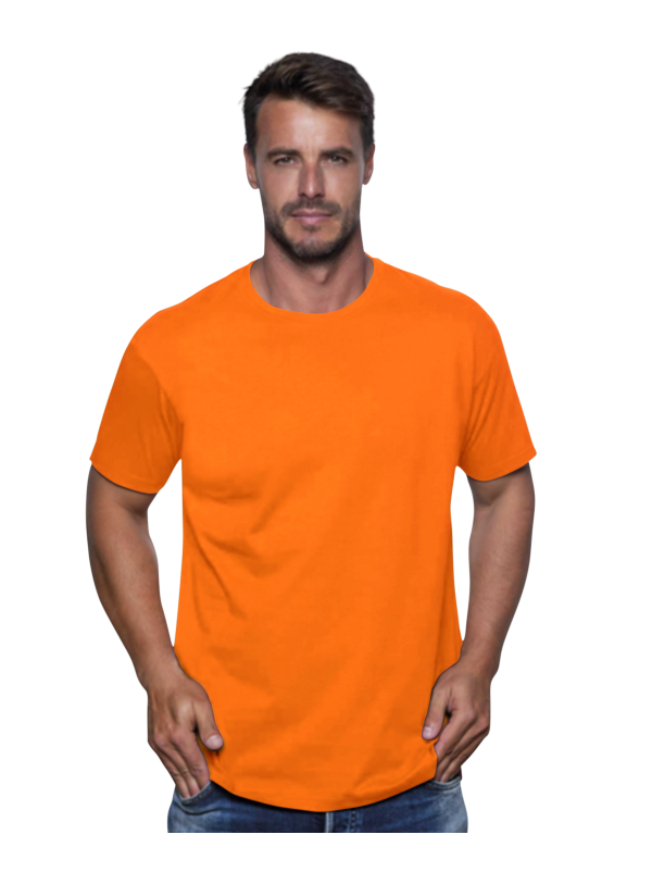 Tee shirt Homme JHK orange 100% Coton